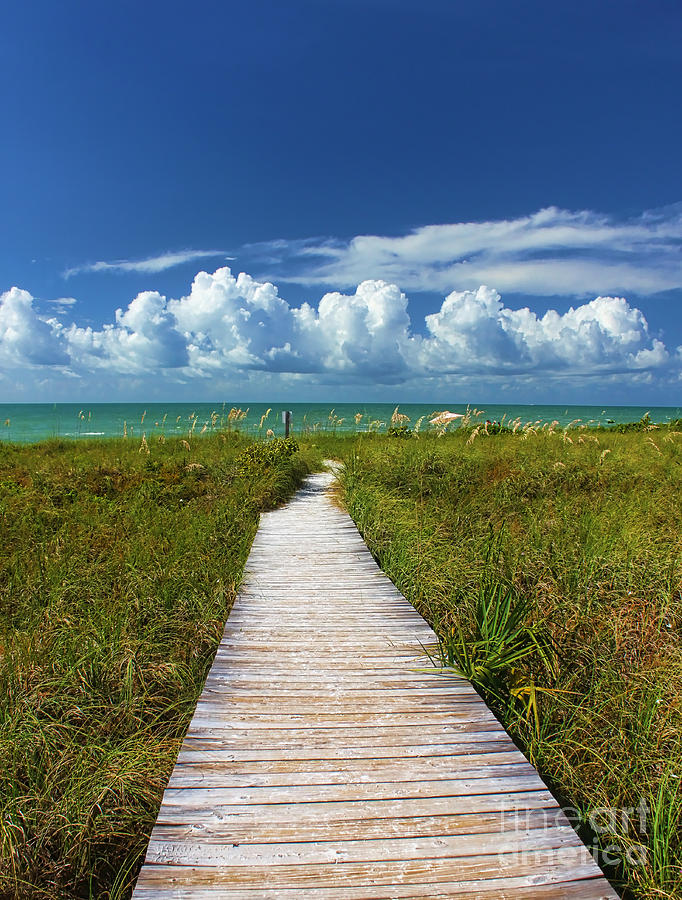 A Walk To The Beach On Sanibel Photograph by Jeff Breiman