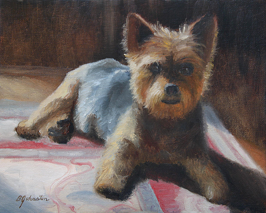 A Warm Spot on the Rug Painting by Beth Johnston