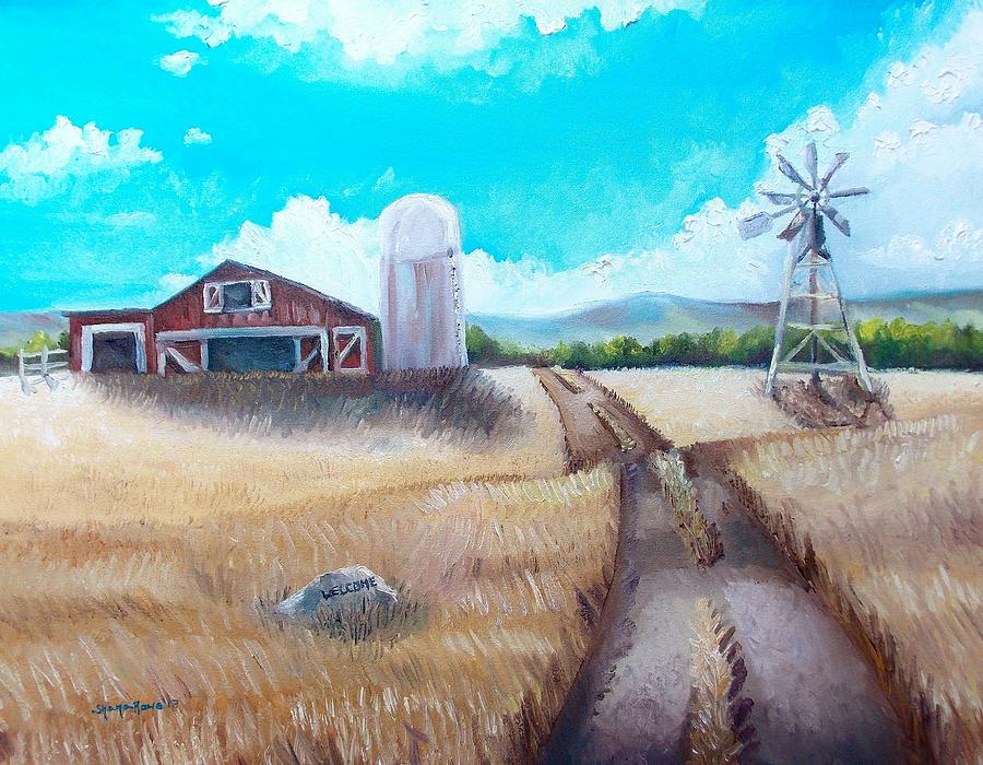 Summer Painting - A Warm Welcome by Shana Rowe Jackson