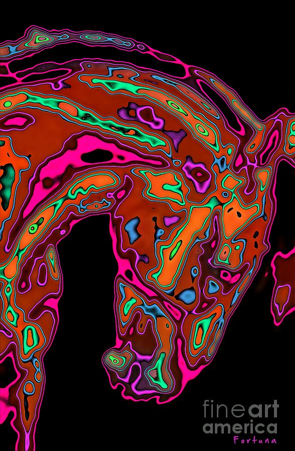 A Warrior Horse Digital Art by Dragica  Micki Fortuna