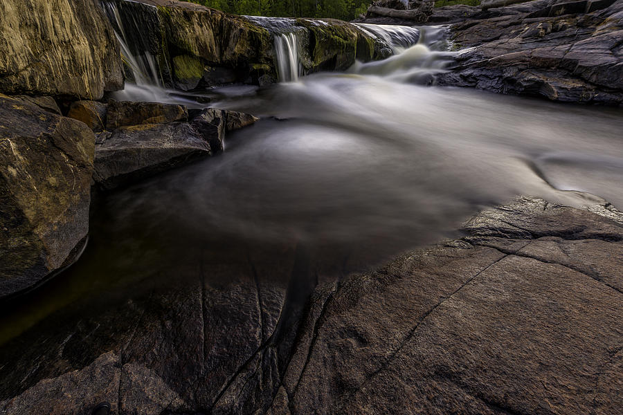 A waterfall Photograph by Nebojsa Novakovic