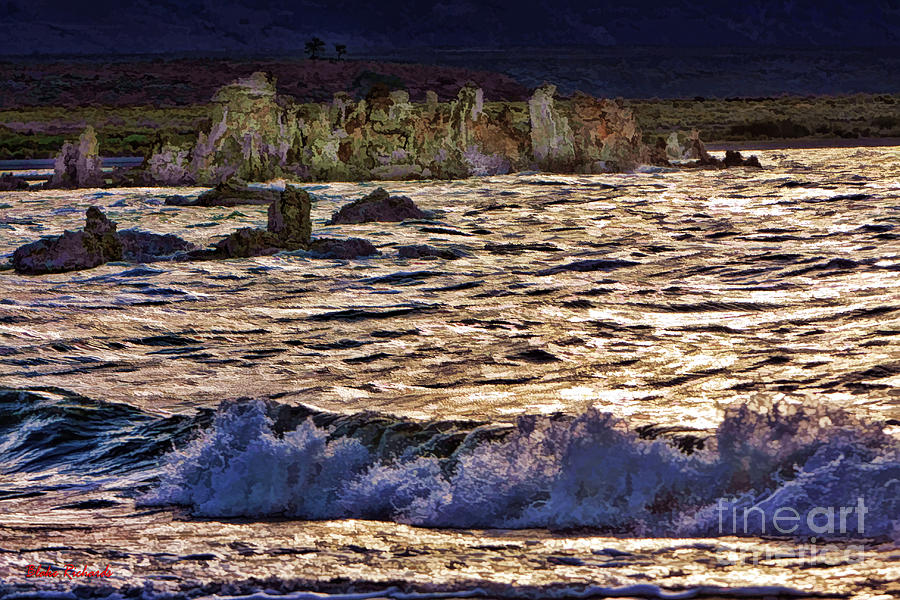 A Wave At Mono Lake  Photograph by Blake Richards