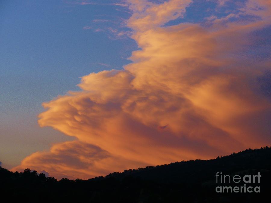 Clouds Photograph - A Welcomed Visit by Jacquelyn Roberts