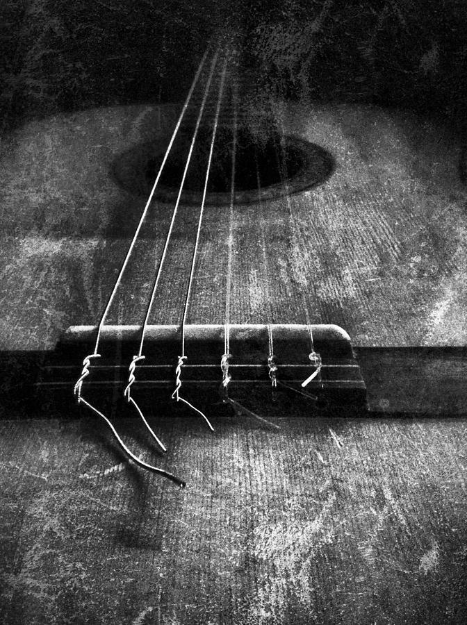 A Well Played Guitar Photograph by Anne Thurston