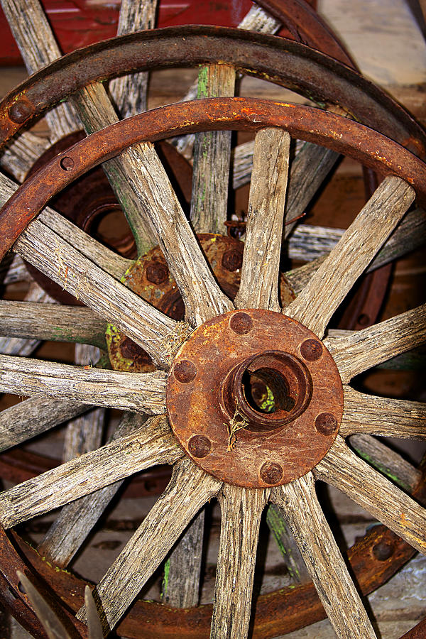 A Wheel In A Wheel Photograph by Phyllis Denton