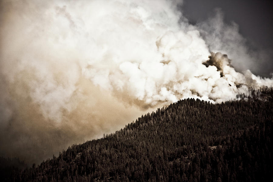 A Wildfire Billows Smoke As It Burns Photograph By Jess McGlothlin ...