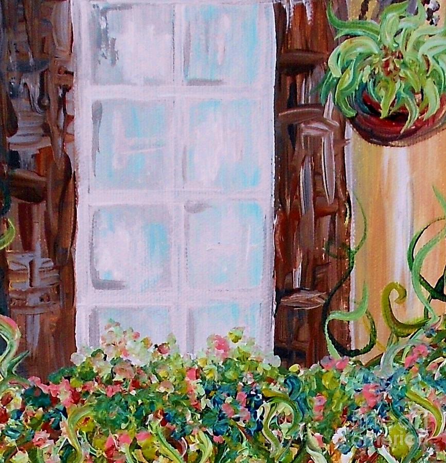 A Window View Painting by Eloise Schneider Mote - Pixels