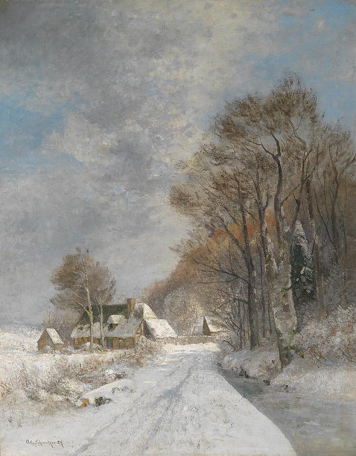 A Winter Landscape Painting by Celestial Images