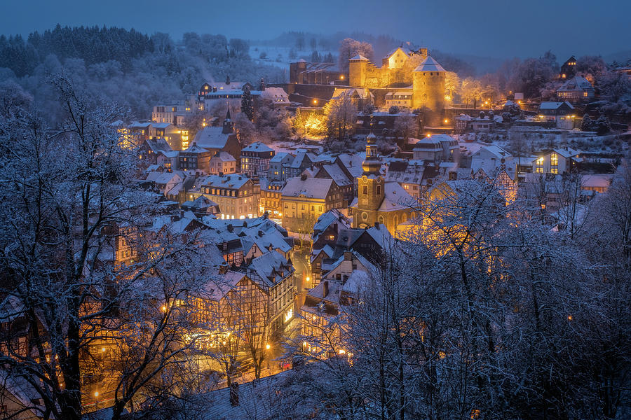 Castle Photograph - A Winter Tale by Adrian Popan