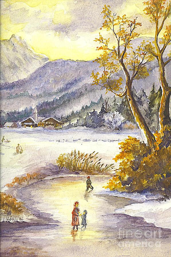 A Winter Wonderland Part 2 Painting by Carol Wisniewski