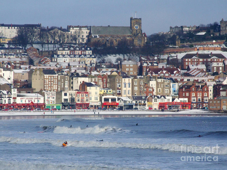 A Winters Day at Scarborough, England Photograph by Phil Banks