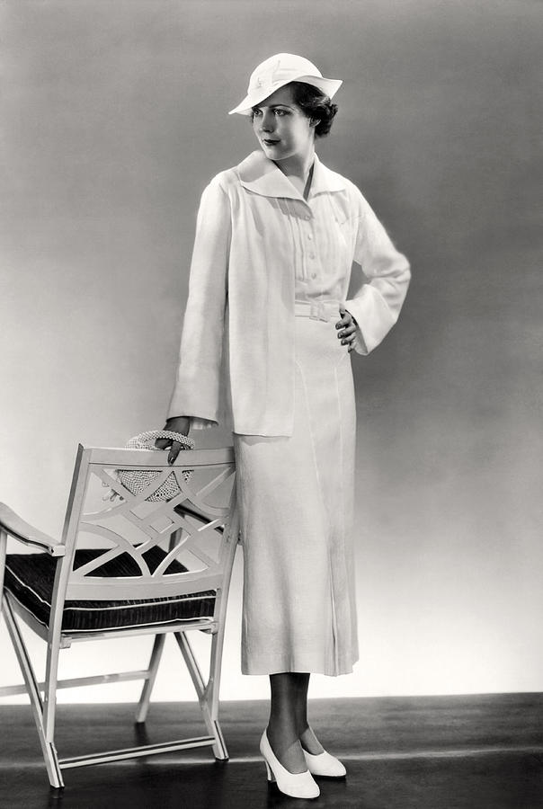 A Woman In 1930's Fashion Photograph by Underwood Archives - Fine