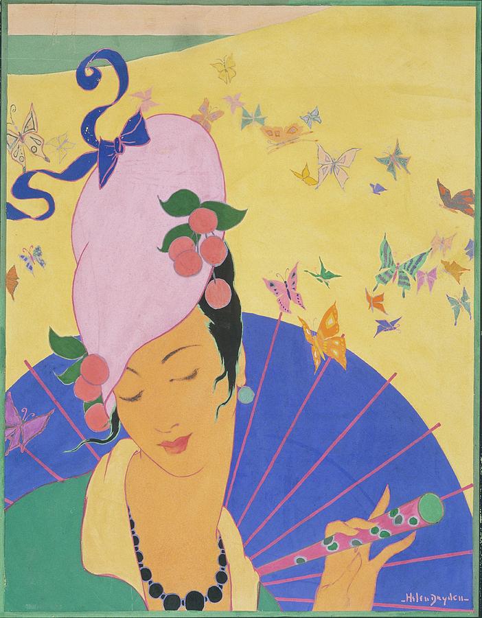 A Woman Wearing A Turban Digital Art by Helen Dryden A Woman Wearing A Turban Digital Art by Helen Dryden