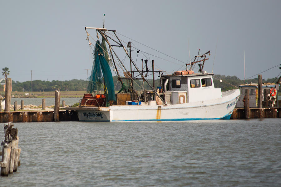 Seadrift Texas Working Boat Photograph by JG Thompson Pixels