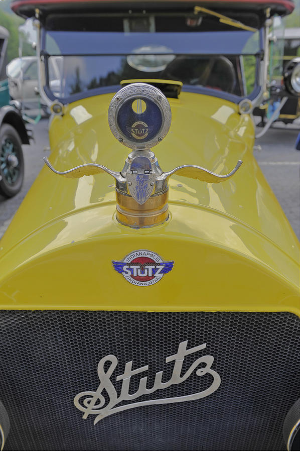 A Yellow Stutz Vintage Motorcar Photograph by Willie Harper