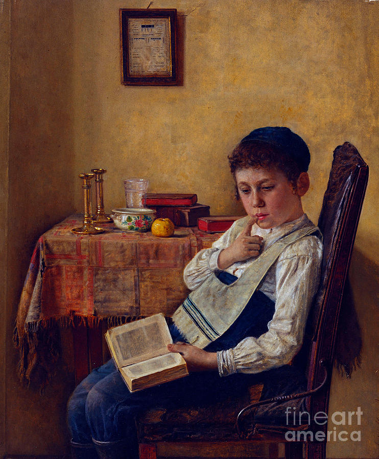 A Yeshiva Boy Painting by Celestial Images