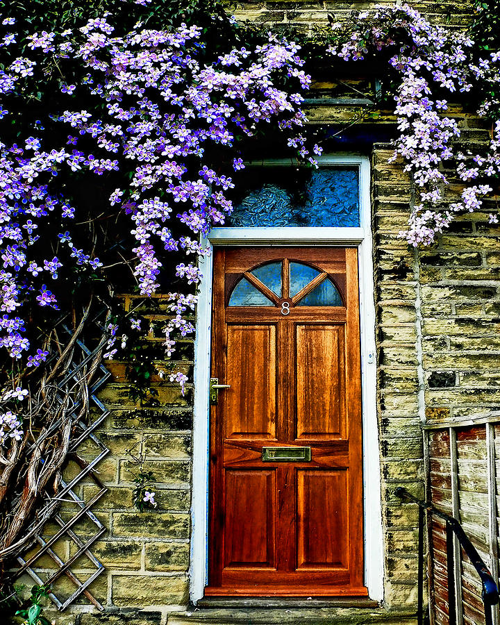 Flower Photograph - A Yorkshire Door by Stuart Harrison