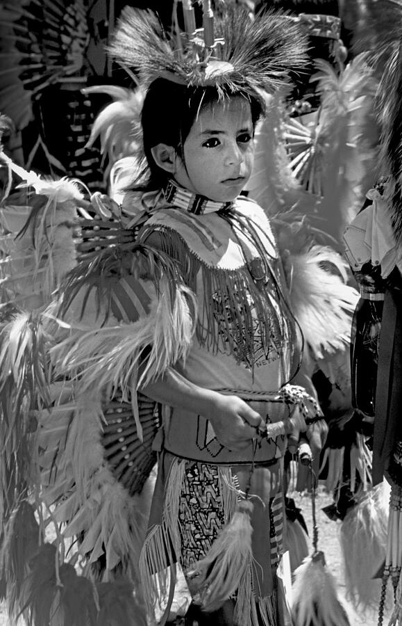 Feather Photograph - A Young Warrior - B W by Paul W Faust -  Impressions of Light