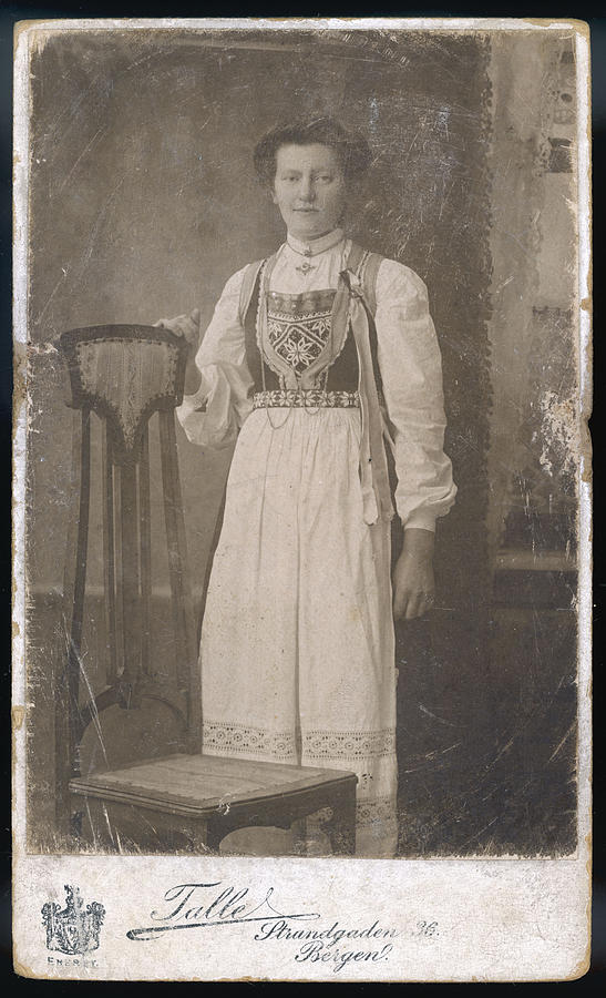 A Young Woman Poses For A Studio Photograph by Mary Evans Picture ...