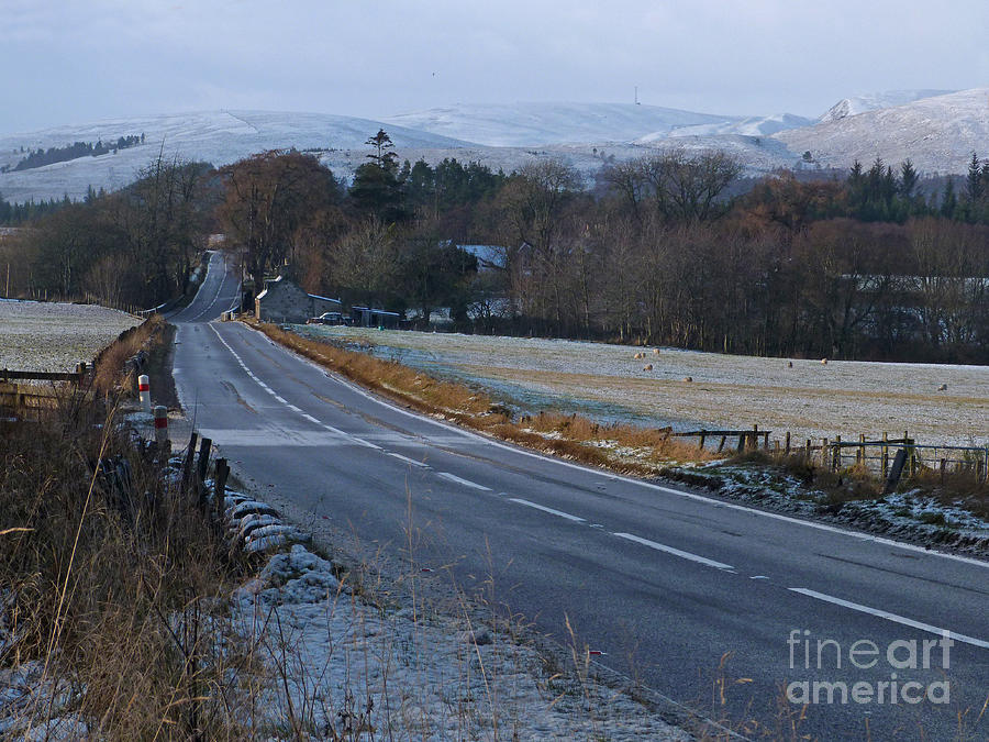 A95 near Advie - Scotland Photograph by Phil Banks