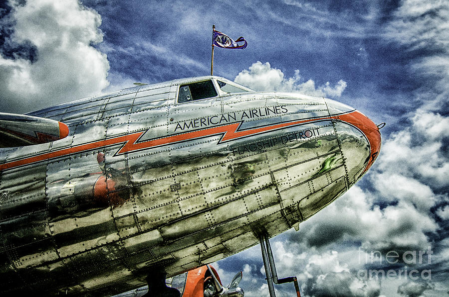 Jet Photograph - AA Flag ship by Scott Mullin
