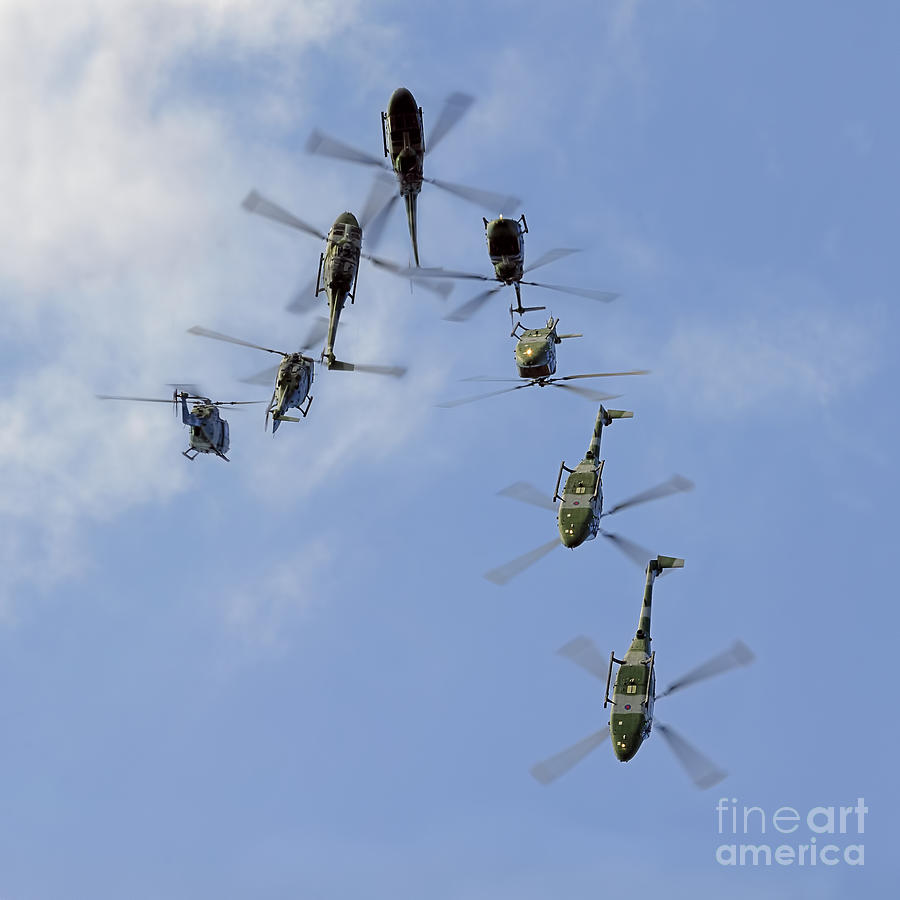 Helicopter Photograph - AAC Lynx Backflip - The last time by Steve H Clark Photography