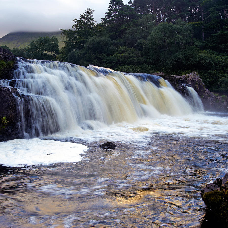 Aasleagh Falls Co.mayo Ireland Photograph By Michael Walsh - Fine Art 