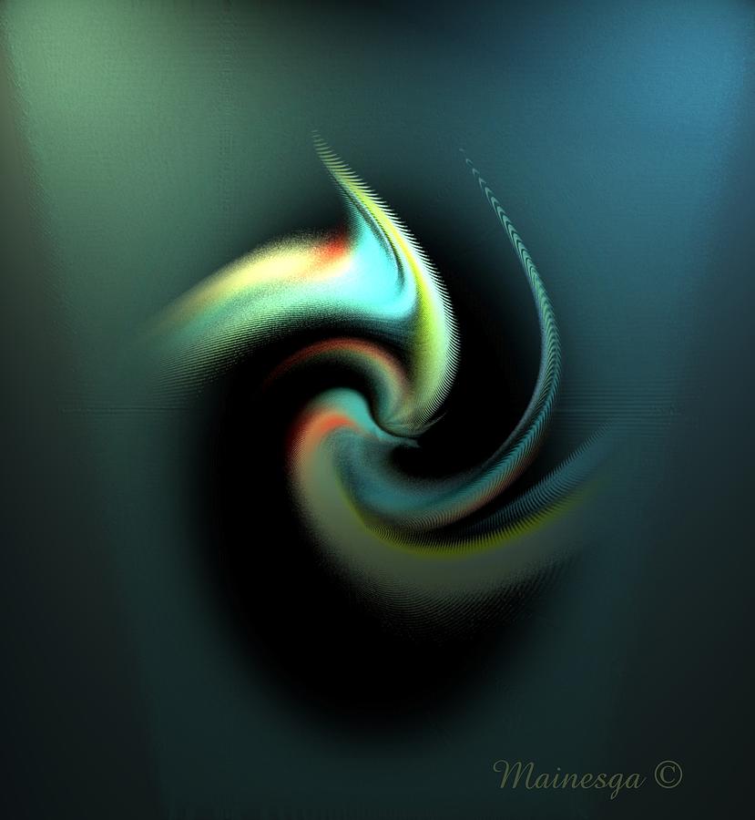 Digital Paint Digital Art - Ab-Pisces by Ines Garay-Colomba