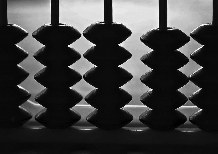 Abacus Silhouette Photograph by Bill Owen