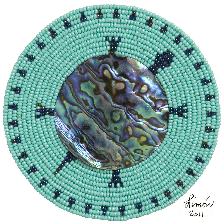 Abalone Shell Mixed Media by Douglas Limon