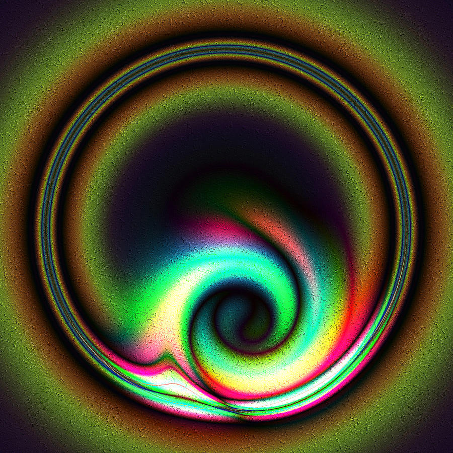 Abalone Swirl Digital Art by Kiki Art