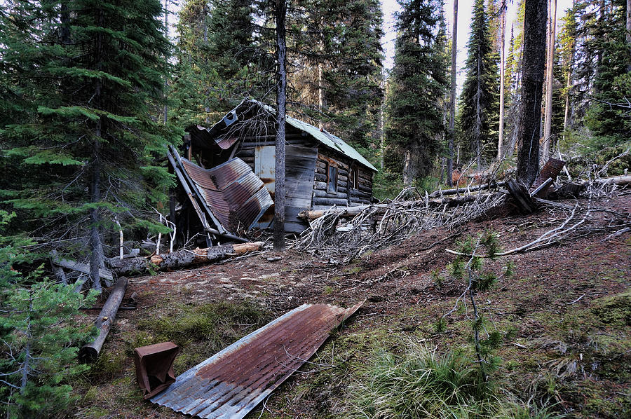Architecture Photograph - Abandon Miners Cabin by Ron Roberts