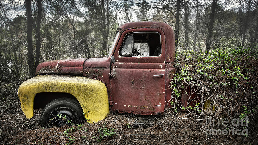 Truck Photograph - Abandoned 2 by Ken Johnson
