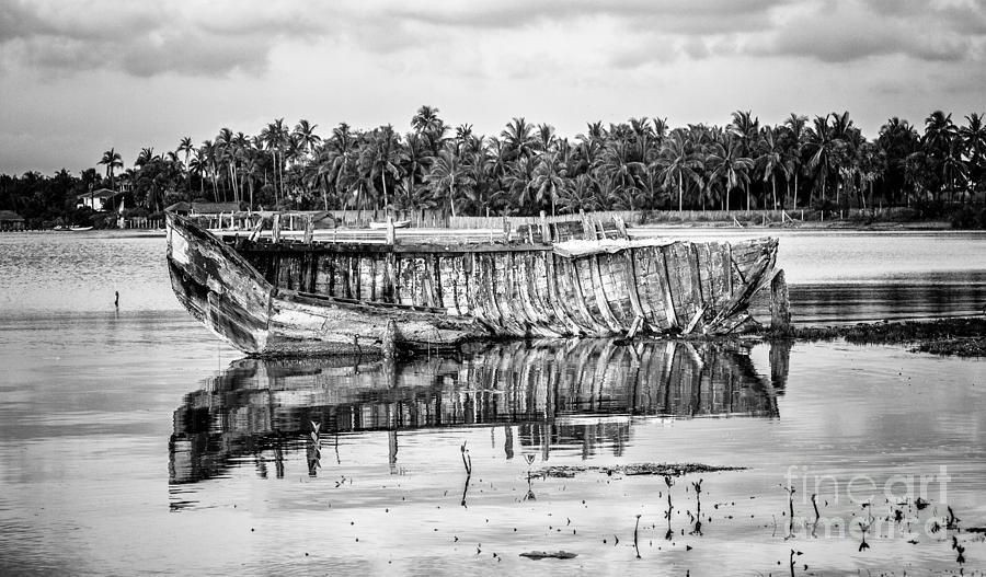 Nature Photograph - Abandoned Boat by Christos Koudellaris