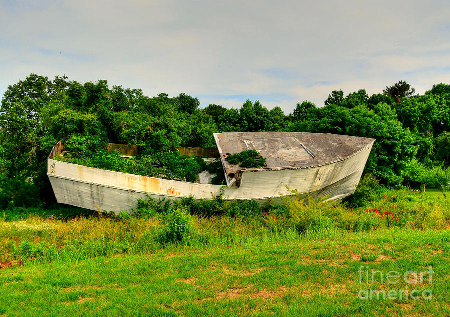 Abandoned Boat Photograph by Kathy Baccari