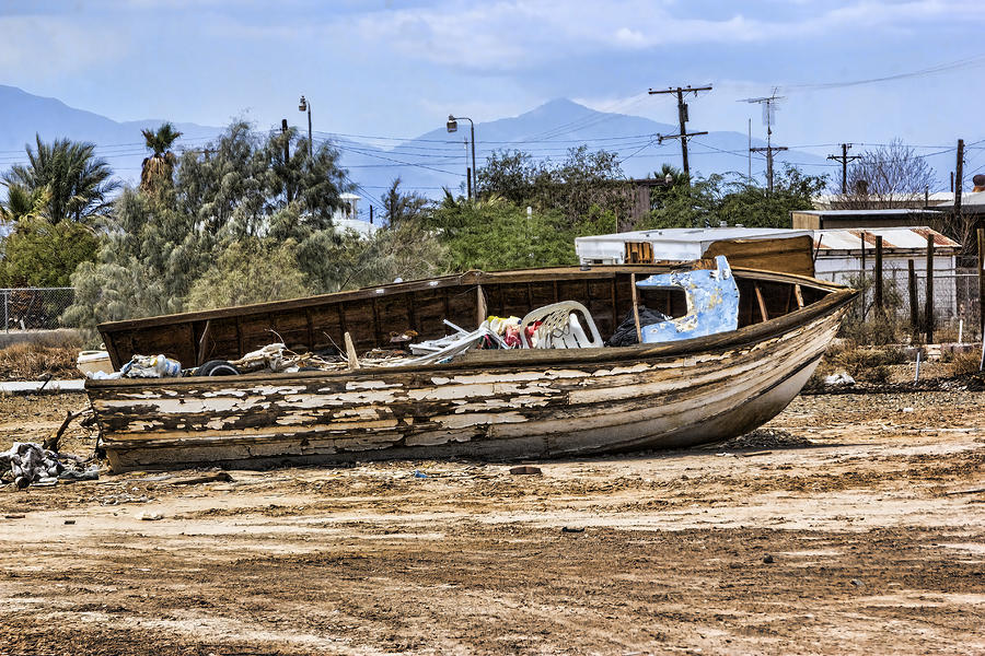Abandoned Boat Digital Art by Photographic Art by Russel Ray Photos