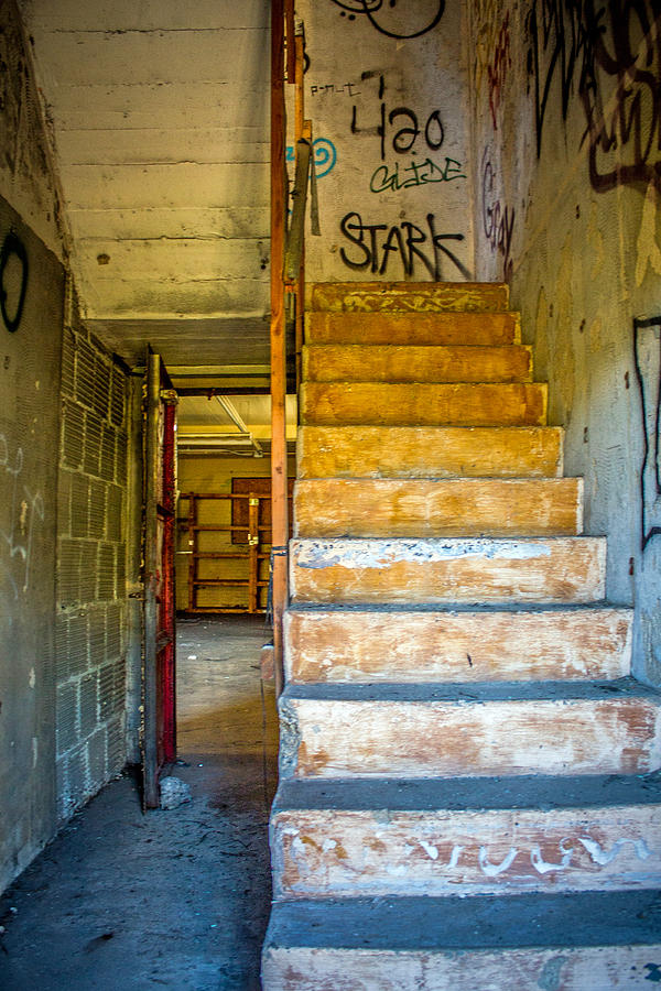 Standard Oil Lower Town Depot Abandoned Building Stairs Photograph by Toni Thomas
