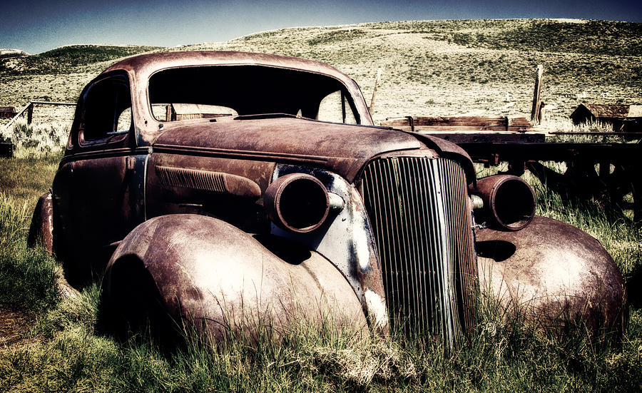 Abandoned Car Hull Photograph by Levin Rodriguez