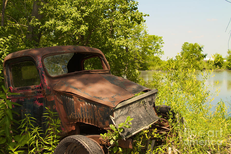 Abandoned Car Photograph by William Norton