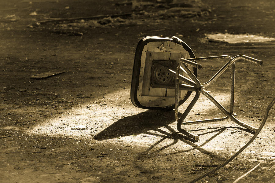 Abandoned Chair Photograph by Nick Mares