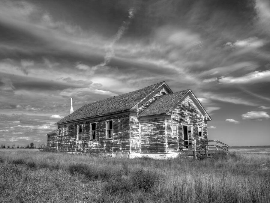 Plains Photograph - Abandoned Church by HW Kateley