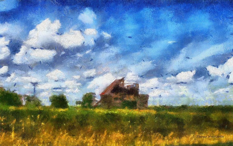 Nature Photograph - Abandoned Farm 03 Photo Art by Thomas Woolworth
