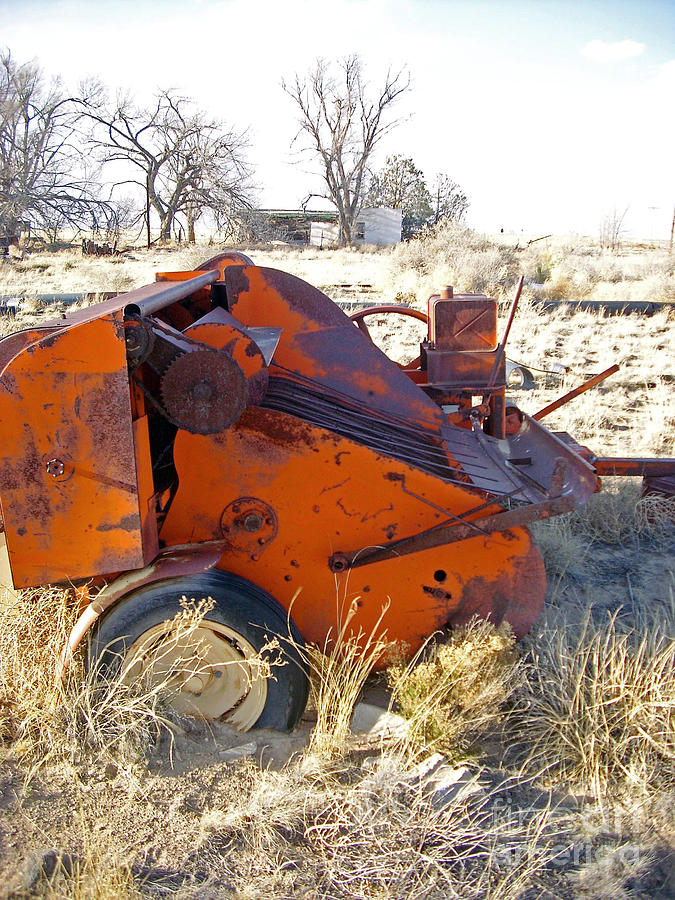 Abandoned Farm Equipment Concrete Mixer at Rest Photograph by Birgit Seeger-Brooks