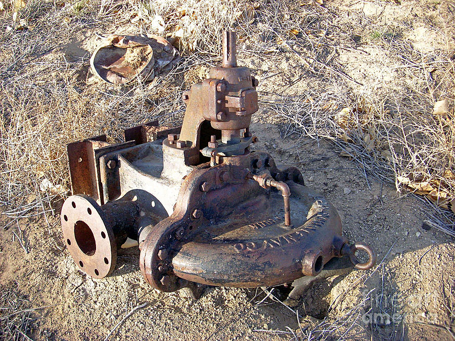 Abandoned Farm Equipment Pump Photograph by Birgit Seeger-Brooks