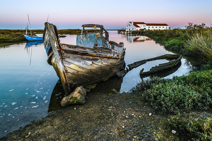 Abandoned Fishing Boat II Photograph by Marco Oliveira
