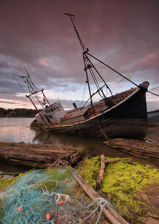 Abandoned Fishing Trawler Photograph by Richie Johns