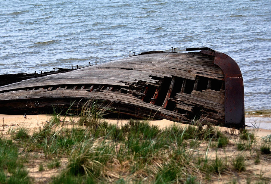 Boat Digital Art - Abandoned by Fred Zilch