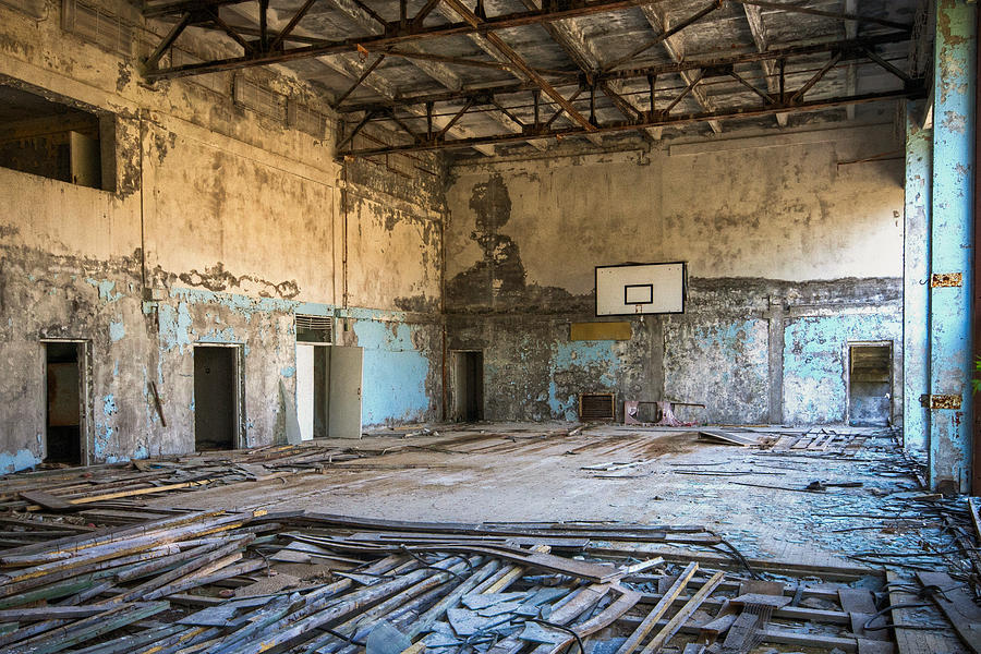 Architecture Photograph - Abandoned Gym Pripyat by Matt Create