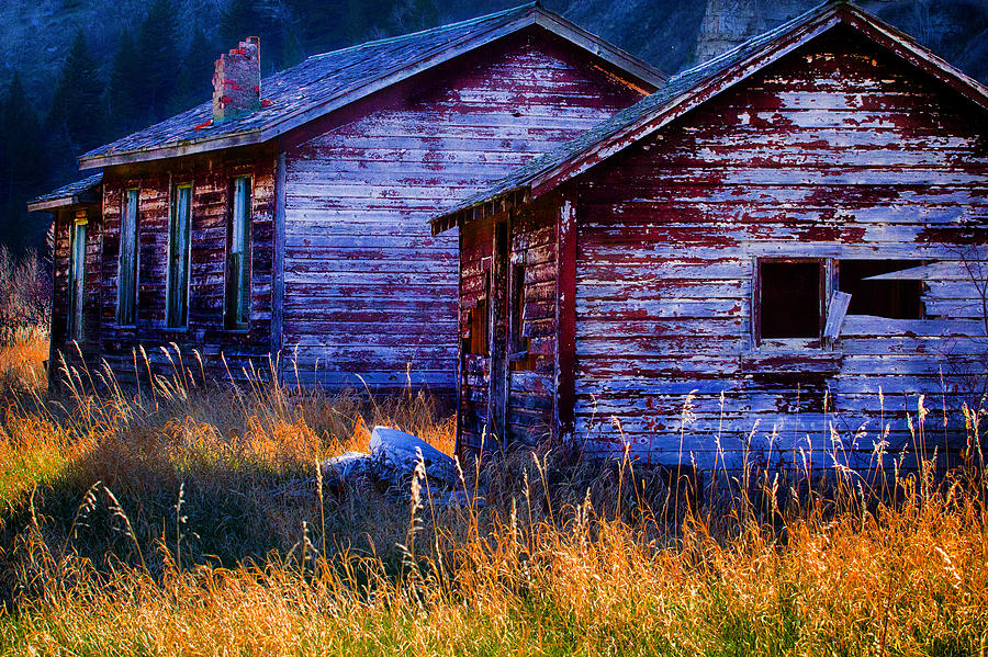 Cabin Photograph - Abandoned Hdr by Joshua Dwyer