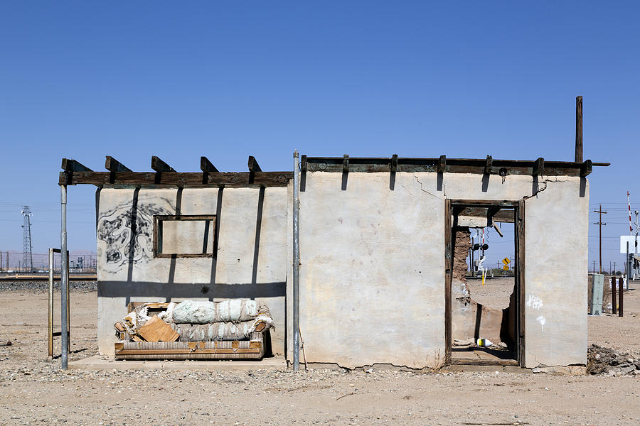 Abandoned House Near the Salton Sea  Photograph by Carol M Highsmith
